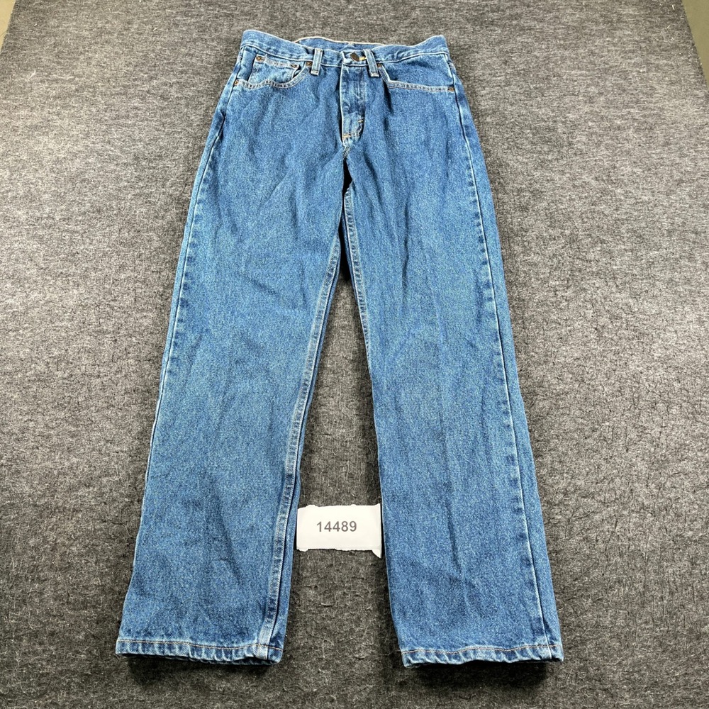 Magellan Jeans Mens 30 Blue Excellent Straight Leg 100% Cotton 35MAGSW Denim